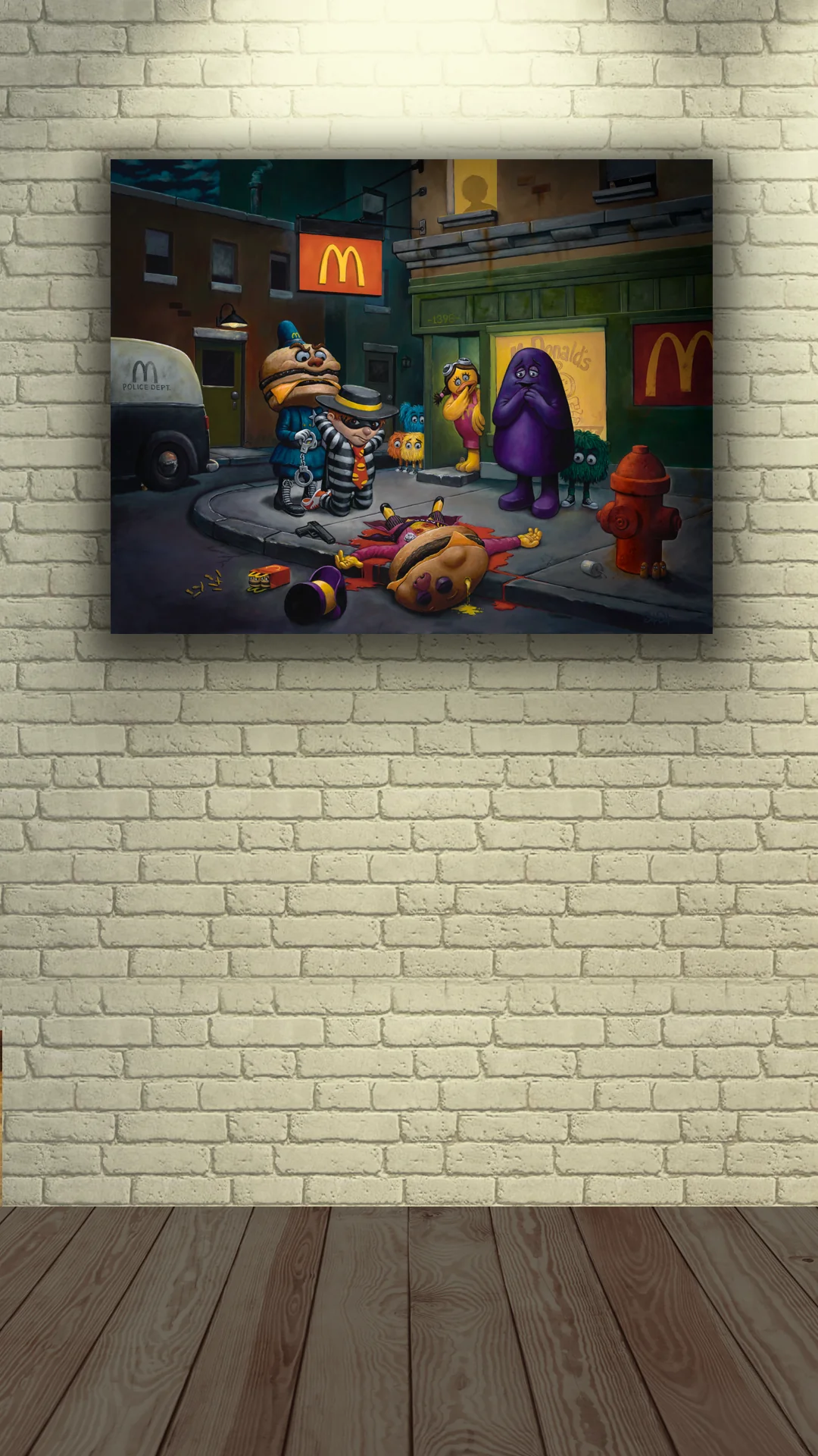 "McCheese Gets Greased" Canvas  Editions - Image 4